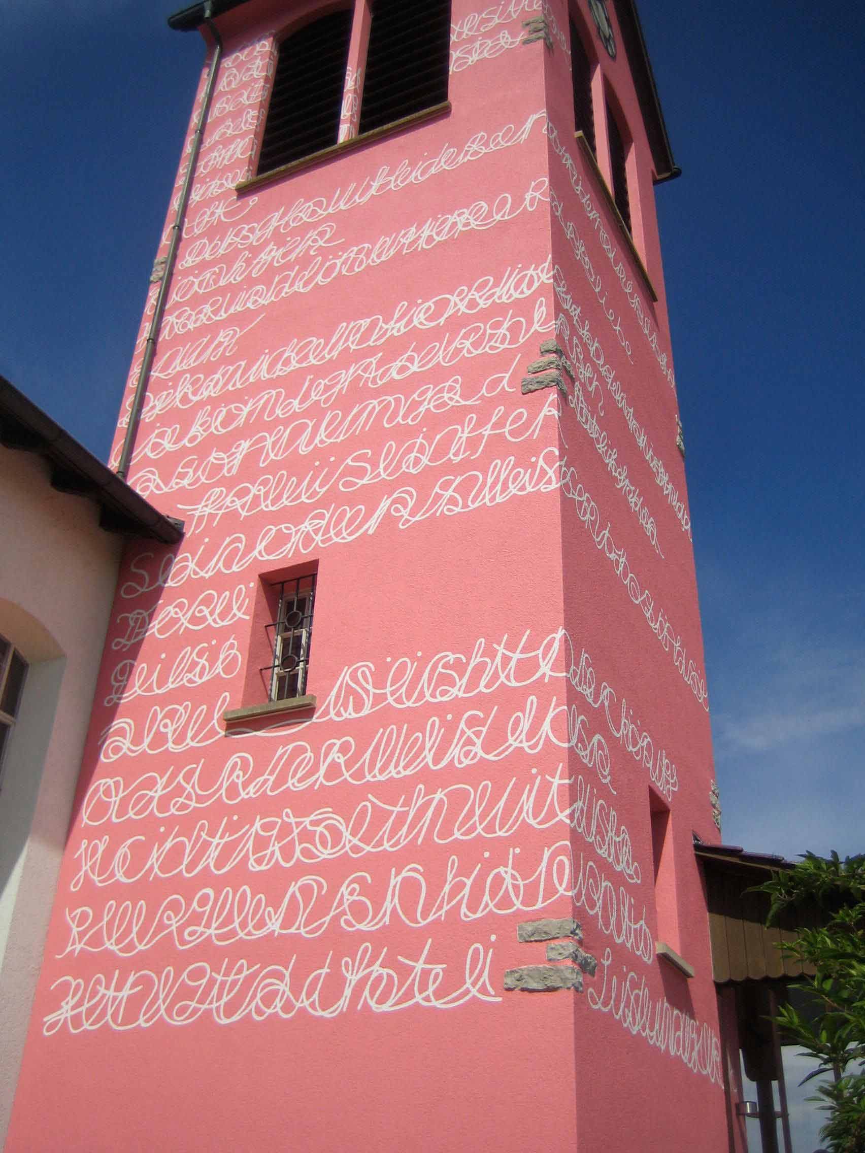 Reto Bärtschi, Der rosa Kirchturm