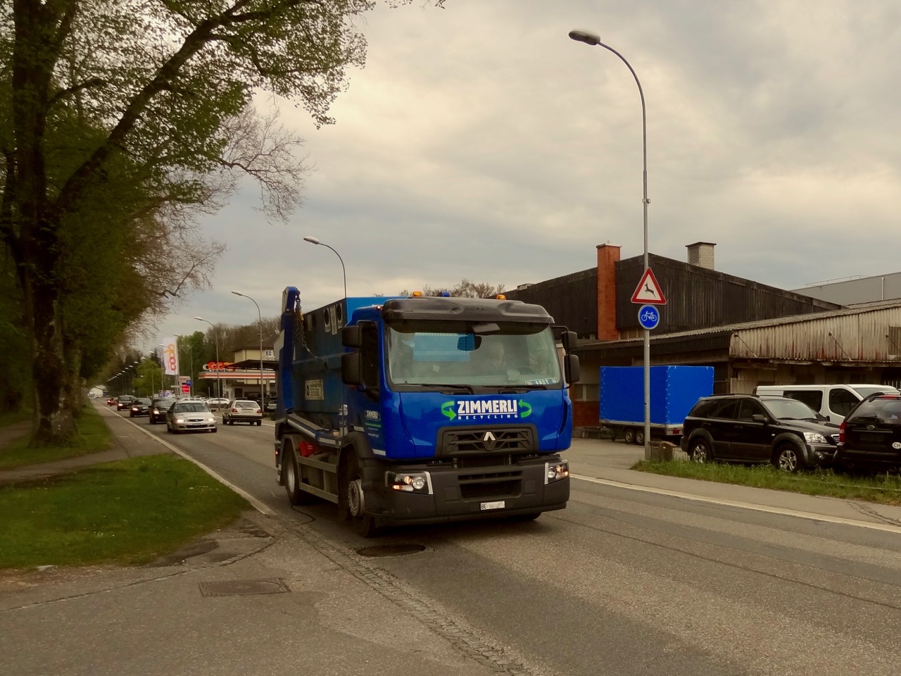 Lastwagen der Zimmerli AG in Aarwangen